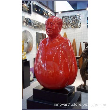 abstract modern resin sculpture art